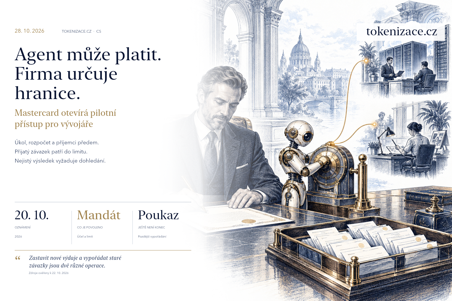 Obrázek k článku: Mastercard zkouší platby mezi agenty s důrazem na kontrolu rozpočtu